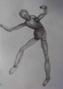 maniquí de dibujo dibujo acabado