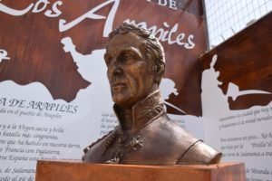 busto bronce Duque de Wellington realizado por Juan Up