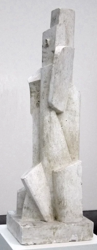Escultura abstracta de Jacques Lipchitz en yeso, siglo XX