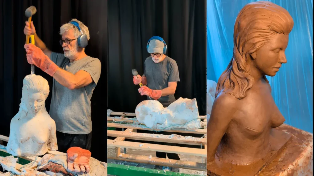 molde perdido en escayola