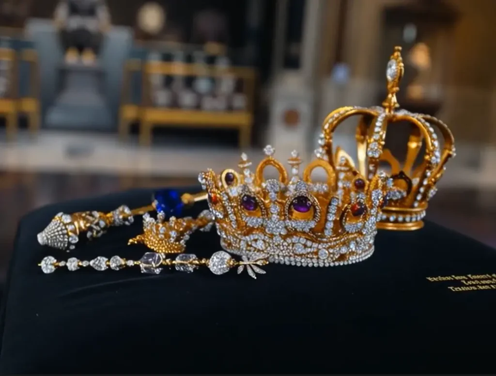 obo robo en el Louvre 2025 corona cayendo al suelo del museo